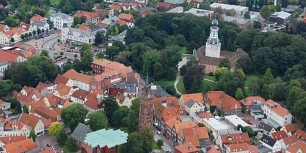 Luftbild Jever - Innenstadt